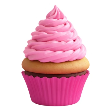 cupcake with pink icing sticker