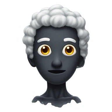 Dark floatin spirit with eyes and arms sticker