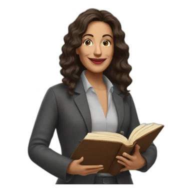 valerie benaim avec son livre sticker