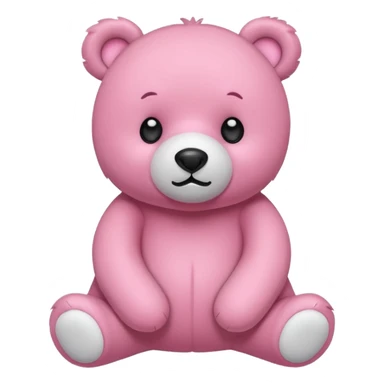 Pink bear plushies  sticker