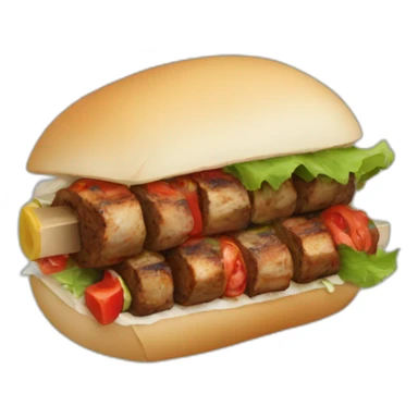 turkish eat kebab sticker