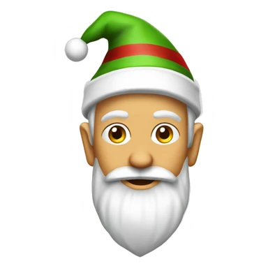 Santa’s elf sticker