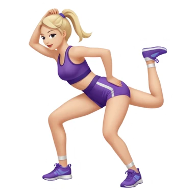Twerking girl sticker