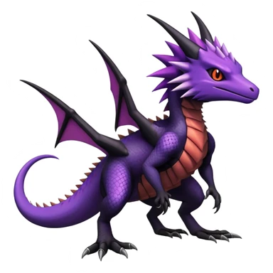 Salandit-Noibat-Noivern-Hybrid (Full body) sticker