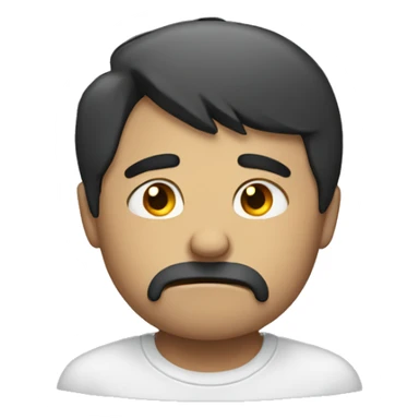 Sad guy who needs love sticker