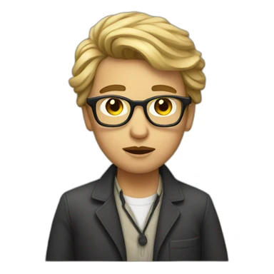 stuck up art curator sticker