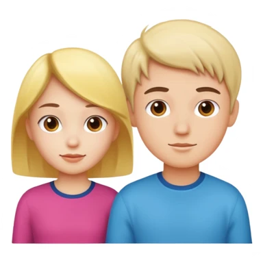 남학생과 여학생 아이콘 sticker