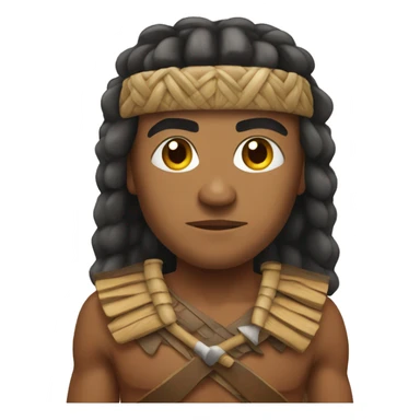 Polynesian warrior sticker