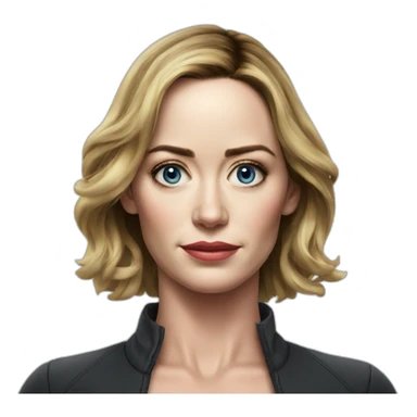 Emily Blunt serious slim sticker