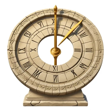 ancient sundial sticker