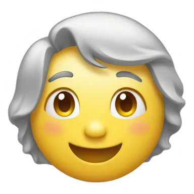 relieved smiley sticker