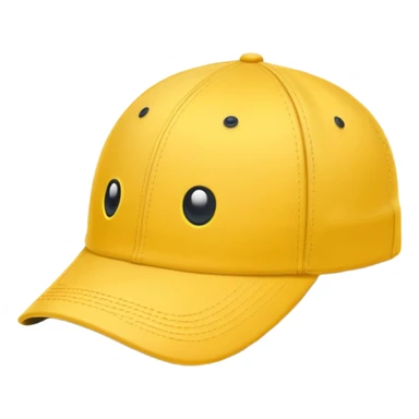 yellow golf hat sticker