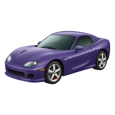 Sport Car smiling  sticker