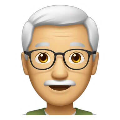 asian grandpa sticker