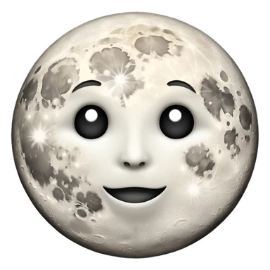 La lune sticker
