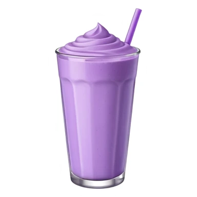 Bol de smoothie violet pastel et blanc sticker