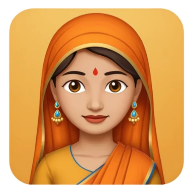 India woman sticker