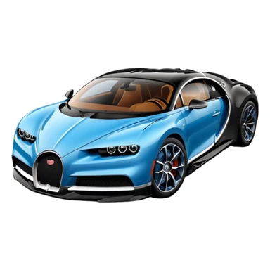 Bugatti Chiron best view  sticker