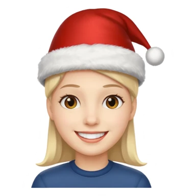 New Year's hat sticker