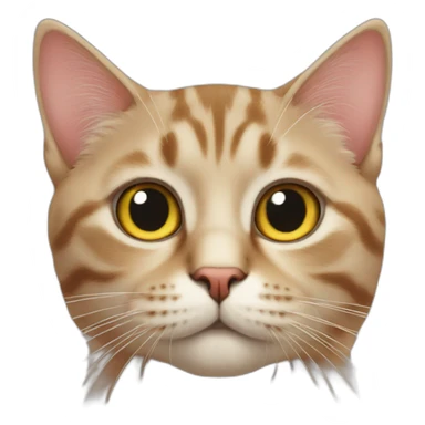 Cat that sens hearts sticker