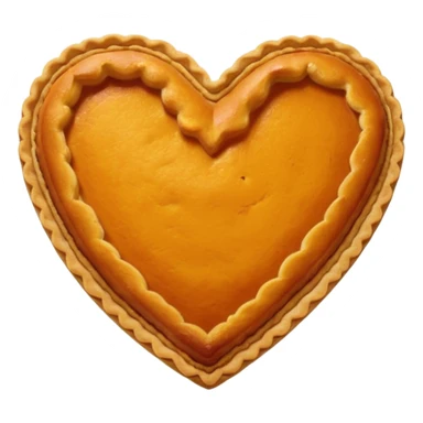 Pumpkin Pie Heart sticker