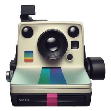 polaroid camera sticker