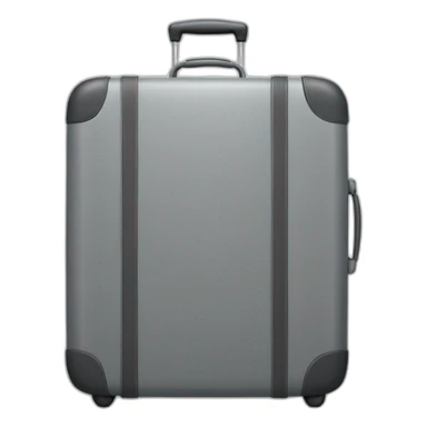 grey suitcase sticker