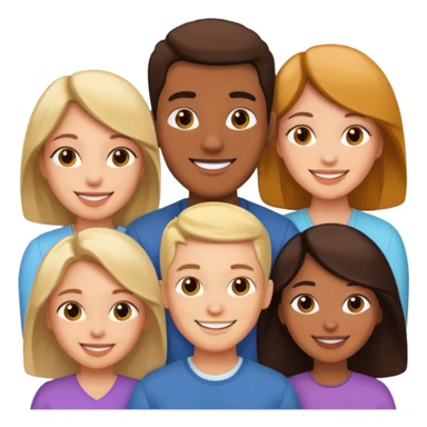 one guy and 4 girls sticker