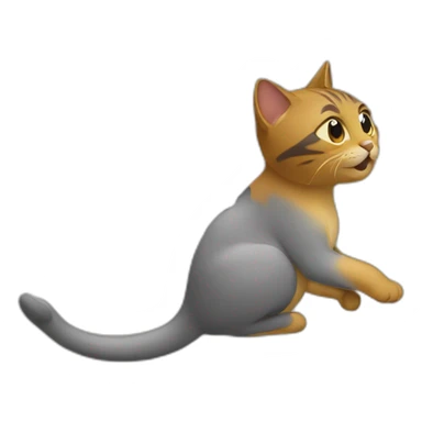 chat sur un dromadaire sticker