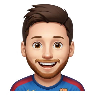 Messi qui rigole sticker