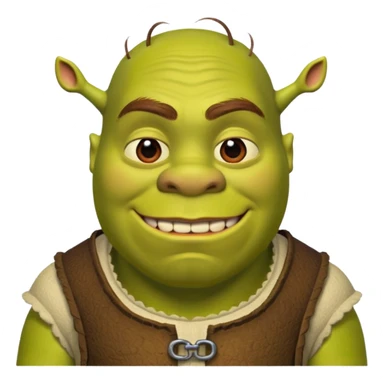 Shrek asombrado sticker