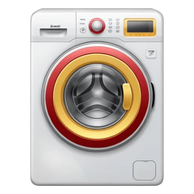 Washing machine sticker