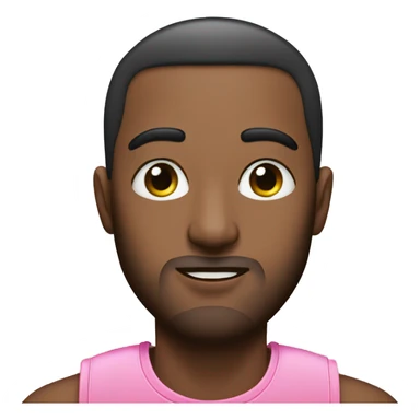 Effeminate man with eyelashes and pink acrylic nails  sticker