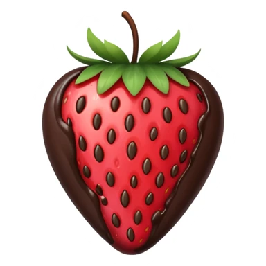 strawberry dipped in chocolate sticker