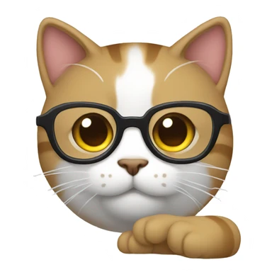 gato na academia  sticker