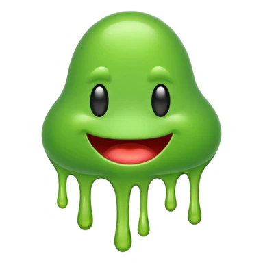 green dripping sticker