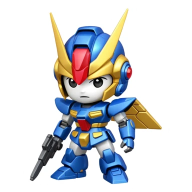 Gundam chibi sticker