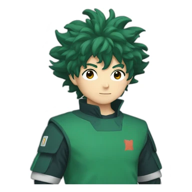 Izuku midoria sticker