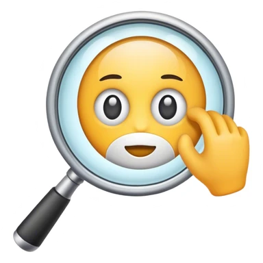 workflow with magnifying glas sticker