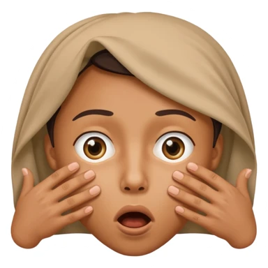 Persona tapando su boca  sticker