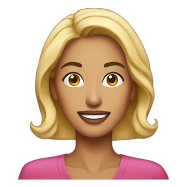 woman tv host  sticker