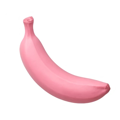 pink banana, no background sticker