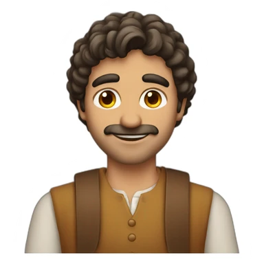 spaniard guy sticker