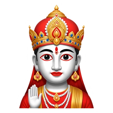 Create lord Venkateshwara tilak emoji sticker