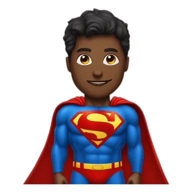 SUPERHERO LOOKING LIKE SUPERMAN WITH RED LAZERS FROM EYES  sticker