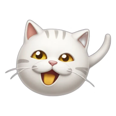 Farting-cat sticker