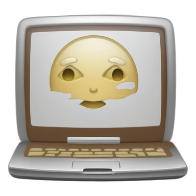 laptop with site sticker