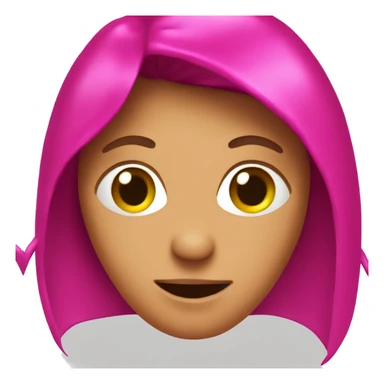 Fuschia heart sticker