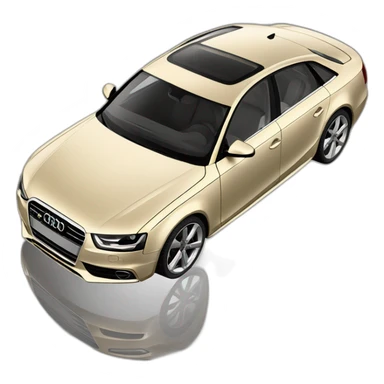 Audi A4 b8 couleur champagne sticker