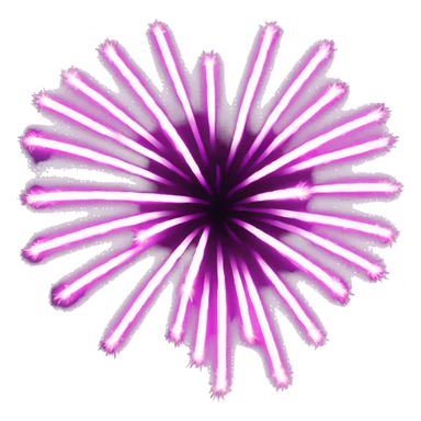 Pink and purple fireworks  sticker